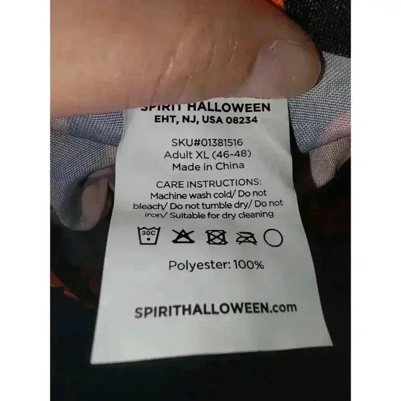 Pumpkin Suit Adult XL - Picture 5 of 7